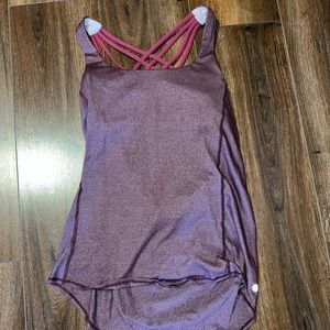 Lululemon tank top with built in sports bra.